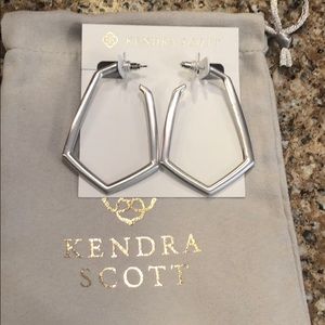 Kendra Scott silver earrings